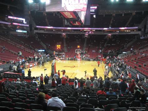 Seating view photos from seats at Toyota Center, section 113, row H, home of Houston Rockets. . Toyota center section 113